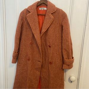 Vintage J. Tiktiner Double Breasted Wool Coat